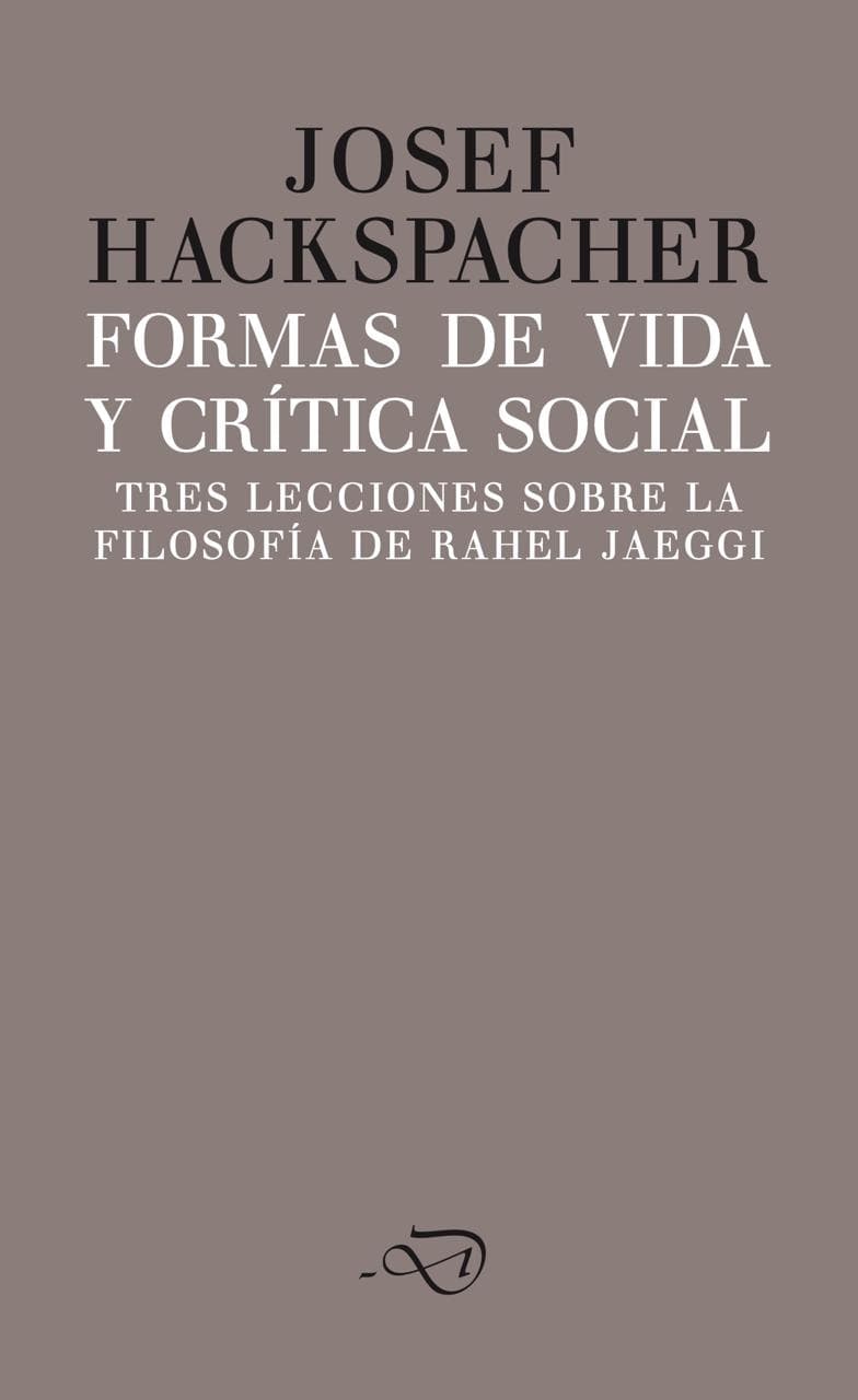 Formas de vida y crítica social